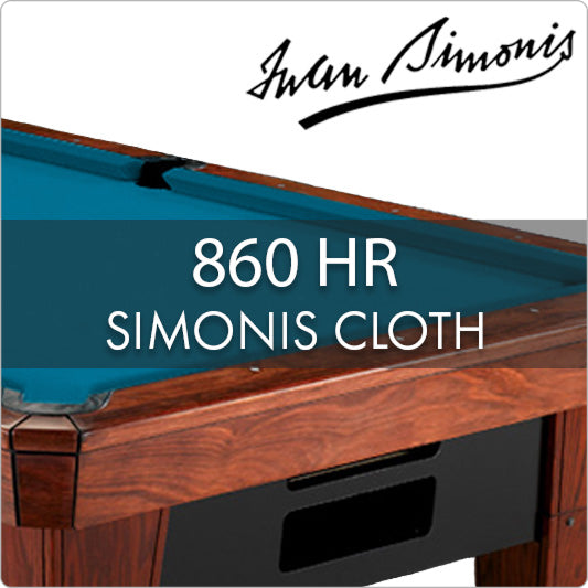 Simonis 860™ - (High Resistance) Pool Table Felt Cloth