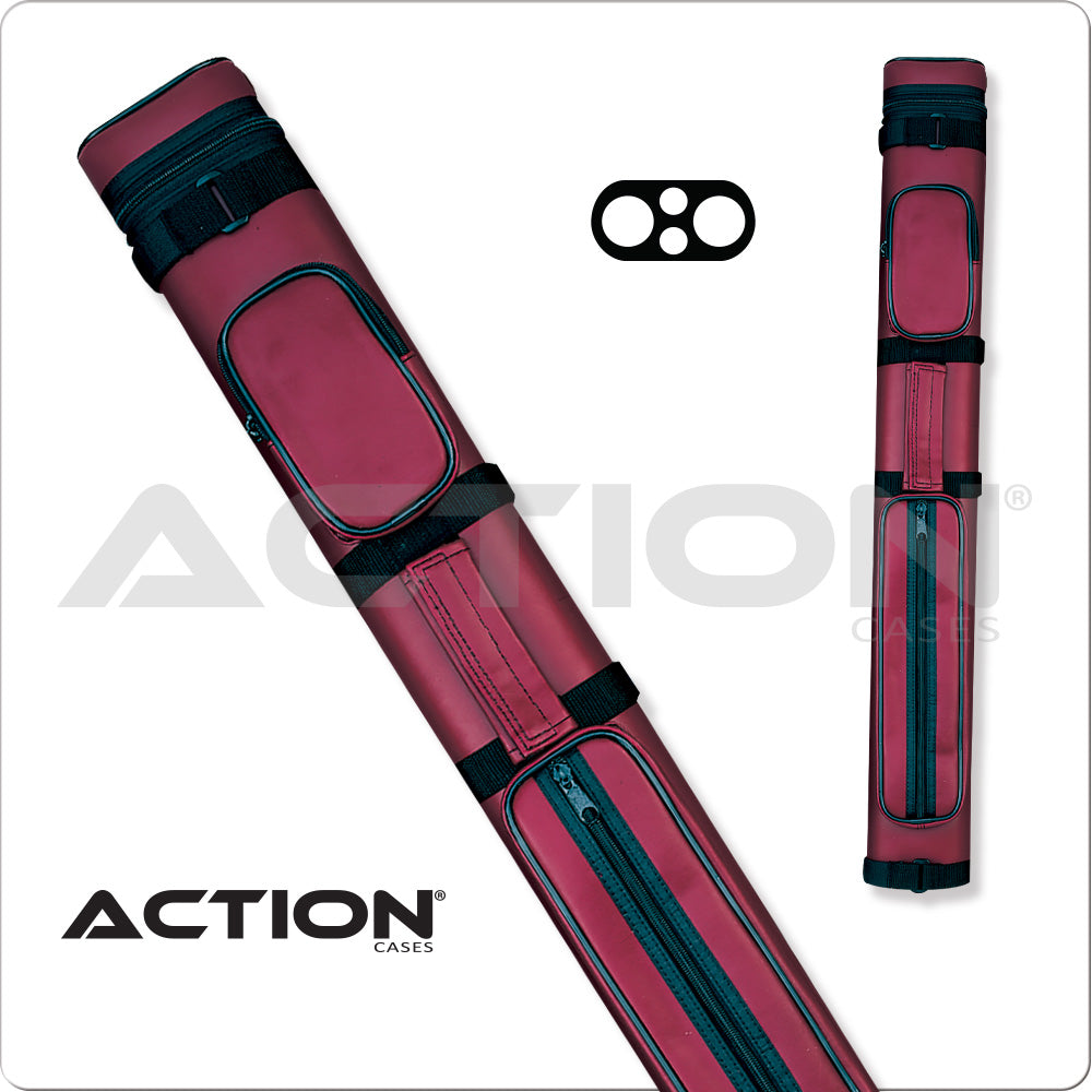 Action AC22 2x2 Hard Case - Burgundy