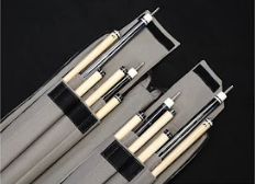 Gino Ferrari 4X8 Pool Cue Case Soft Black