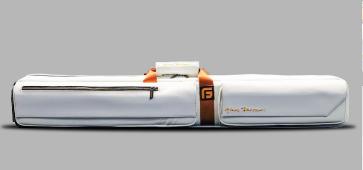 Gino Ferrari 4X8 Pool Cue Case Soft White