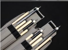 Gino Ferrari 4X8 Pool Cue Case Soft White