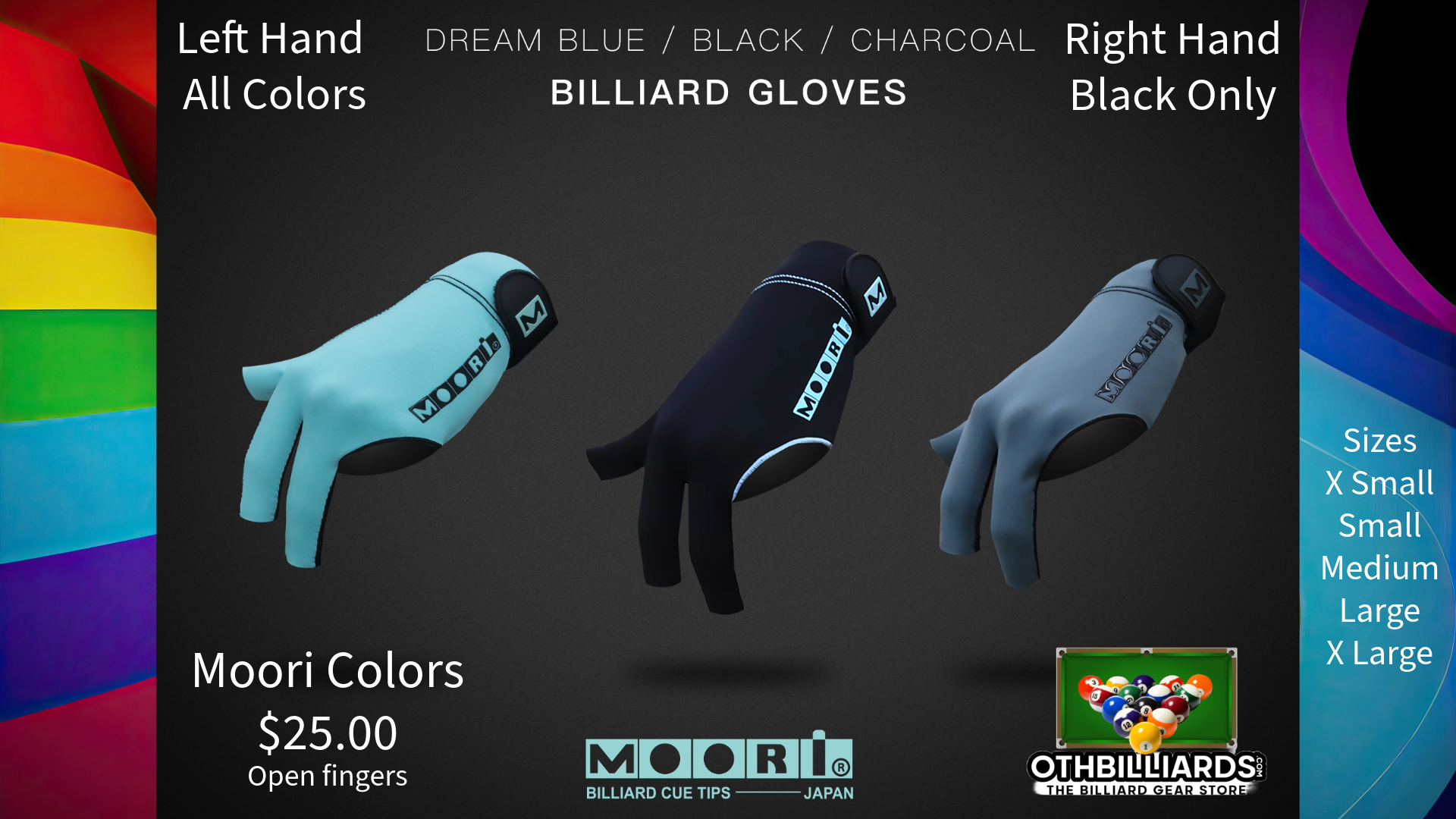 Moori Gloves Open Finger (Left Hand)