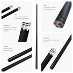 Pearson Carbon Clear 2 Shaft 5/16×14