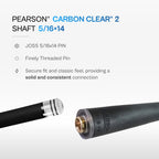 Pearson Carbon Clear 2 Shaft 5/16×14