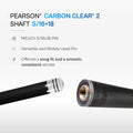 Pearson Carbon Clear 2 Shaft 5/16×18