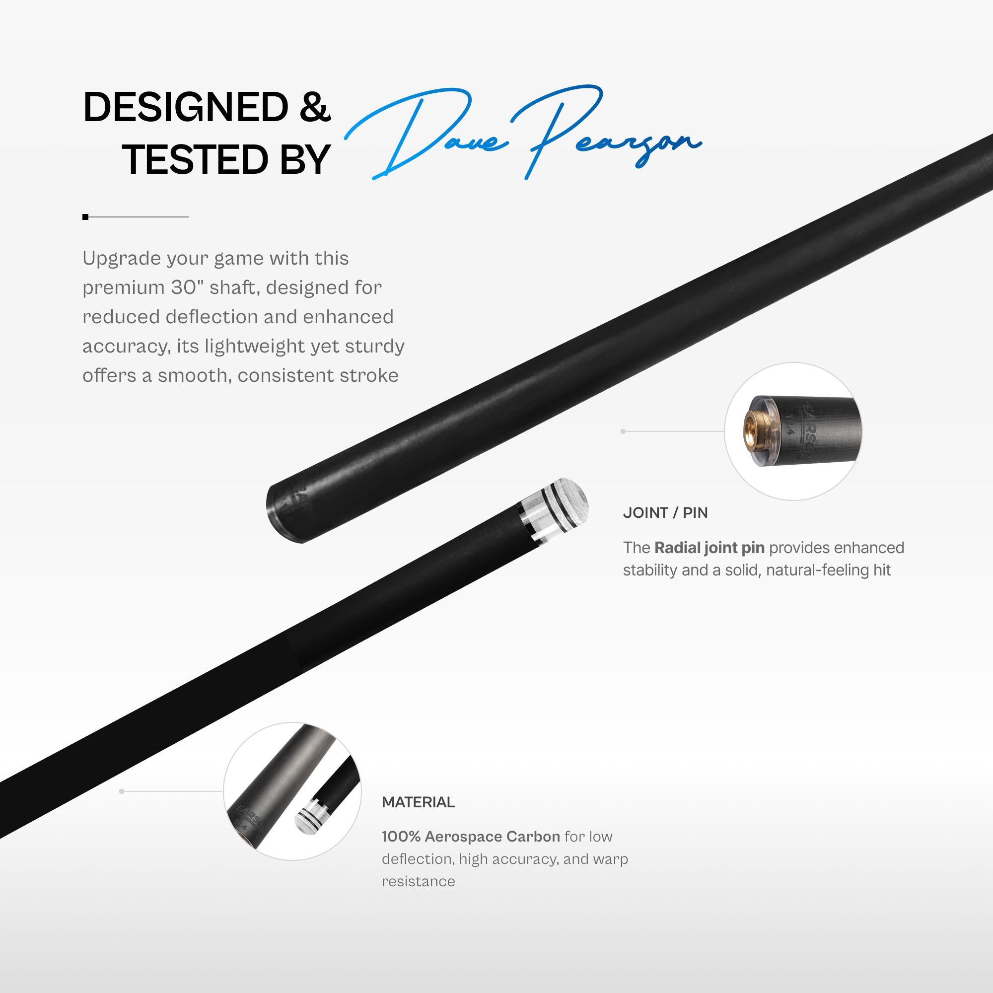 Pearson Carbon Clear 2 Shaft Radial