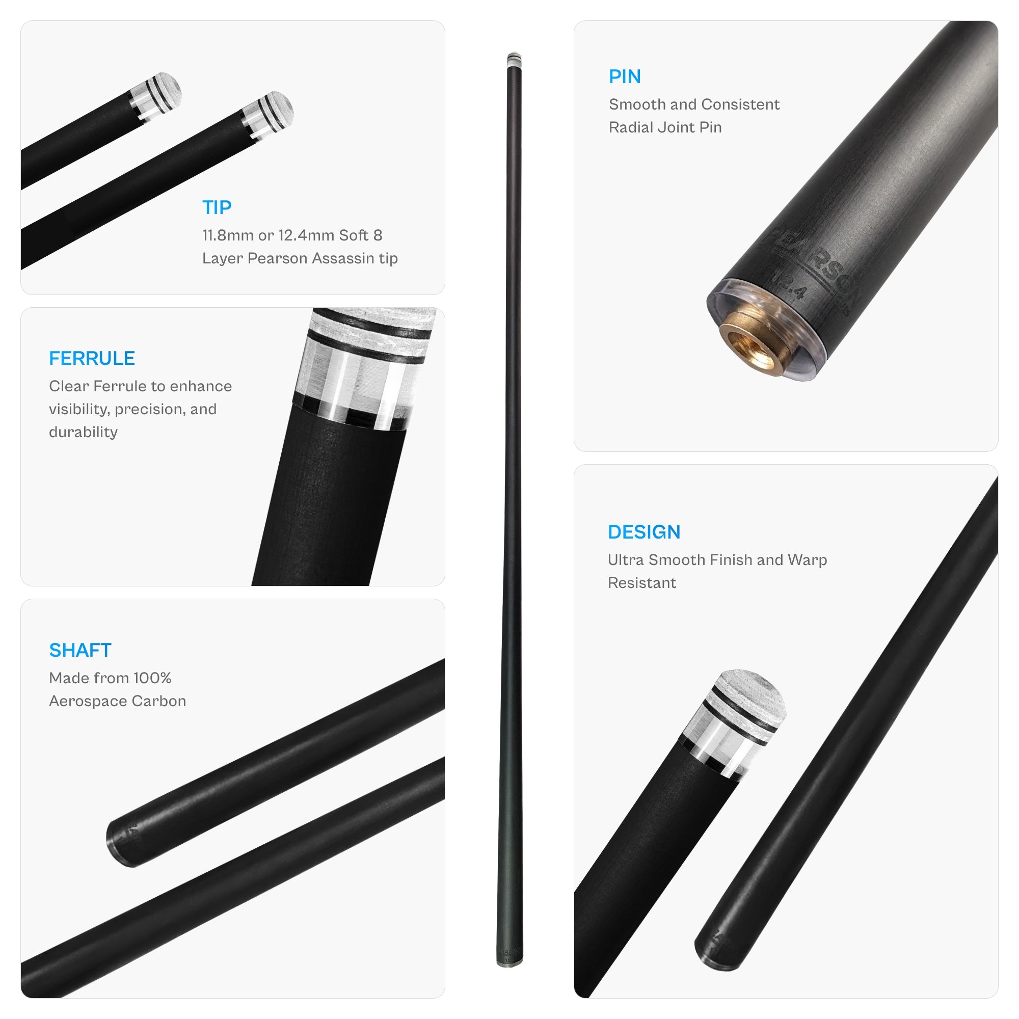 Pearson Carbon Clear 2 Shaft Radial