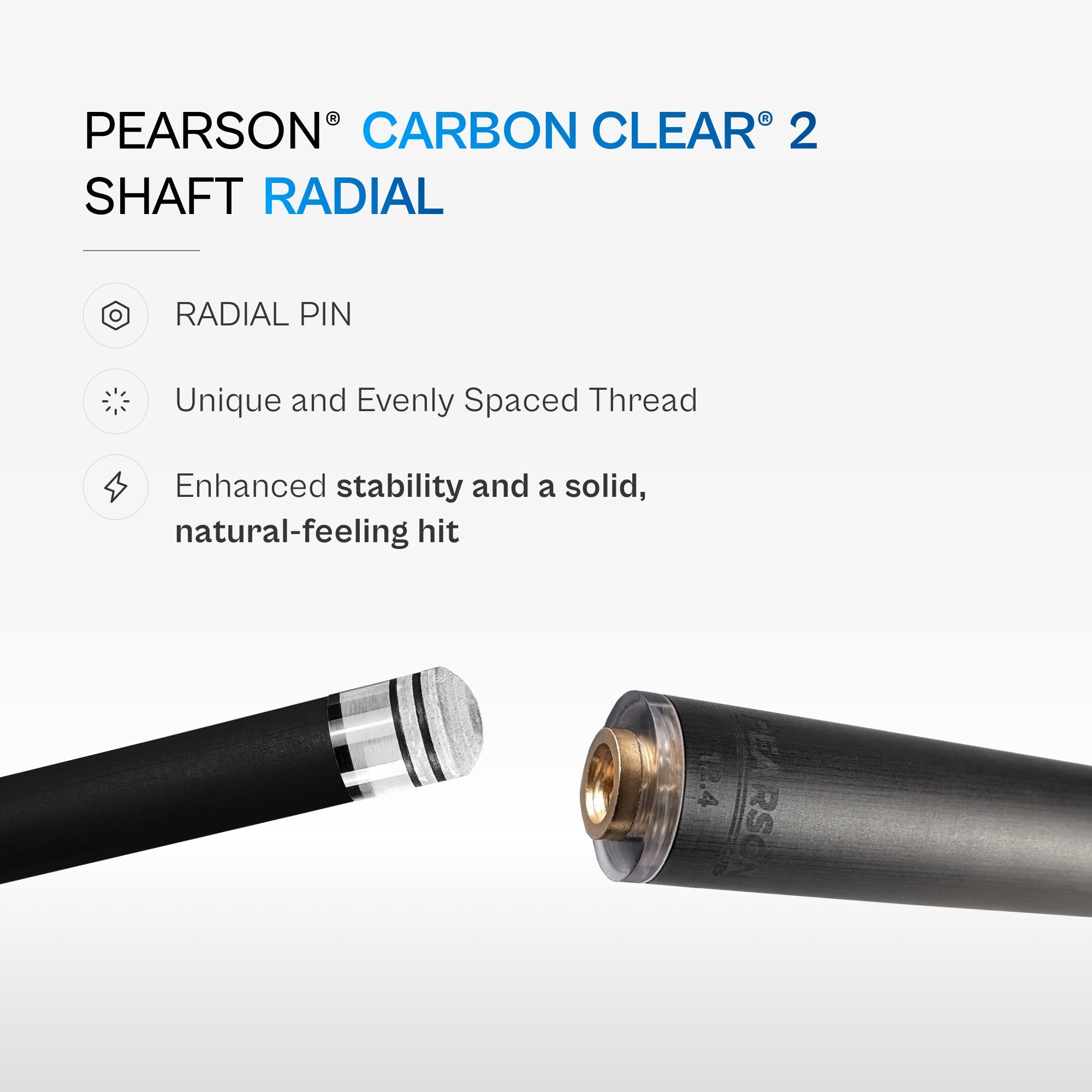 Pearson Carbon Clear 2 Shaft Radial