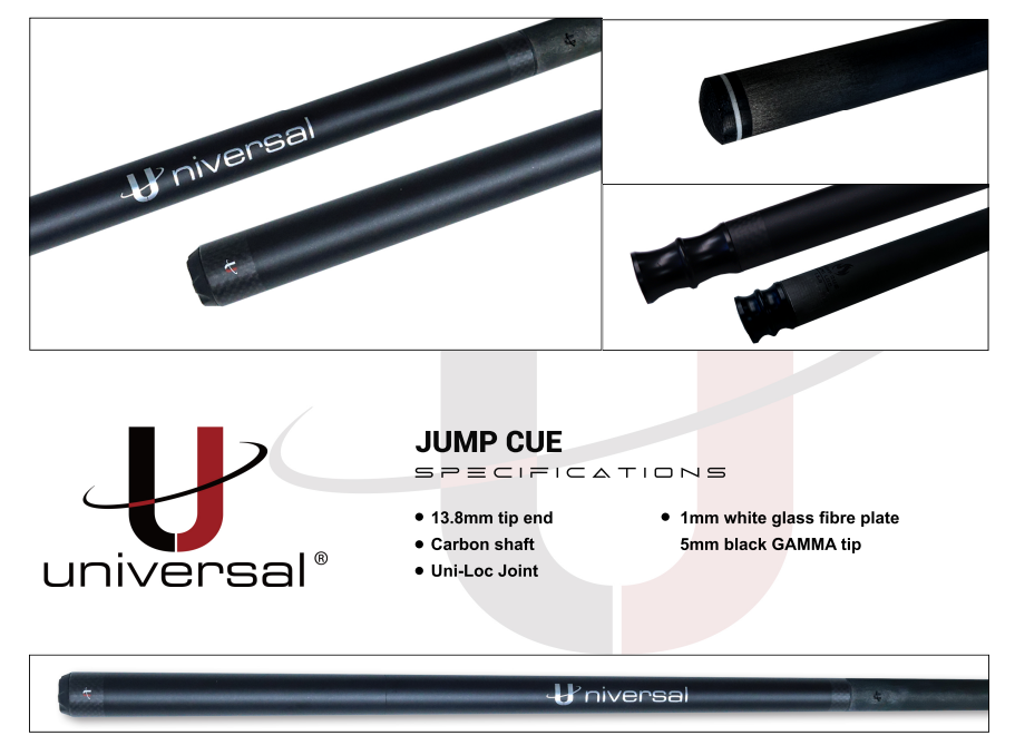 Universal 3-Piece Jump Cue