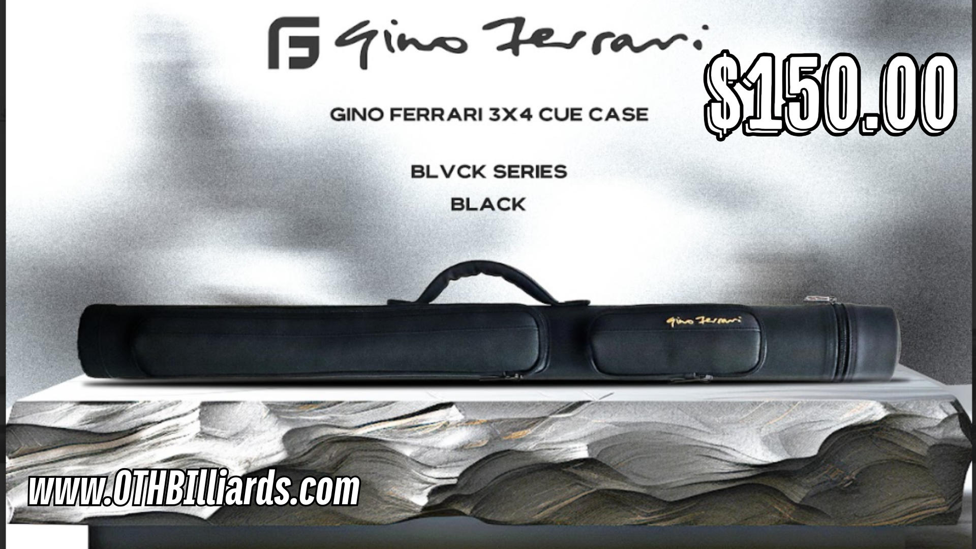 Gino Ferrari Blvck Series 3X4 Hard Case Black