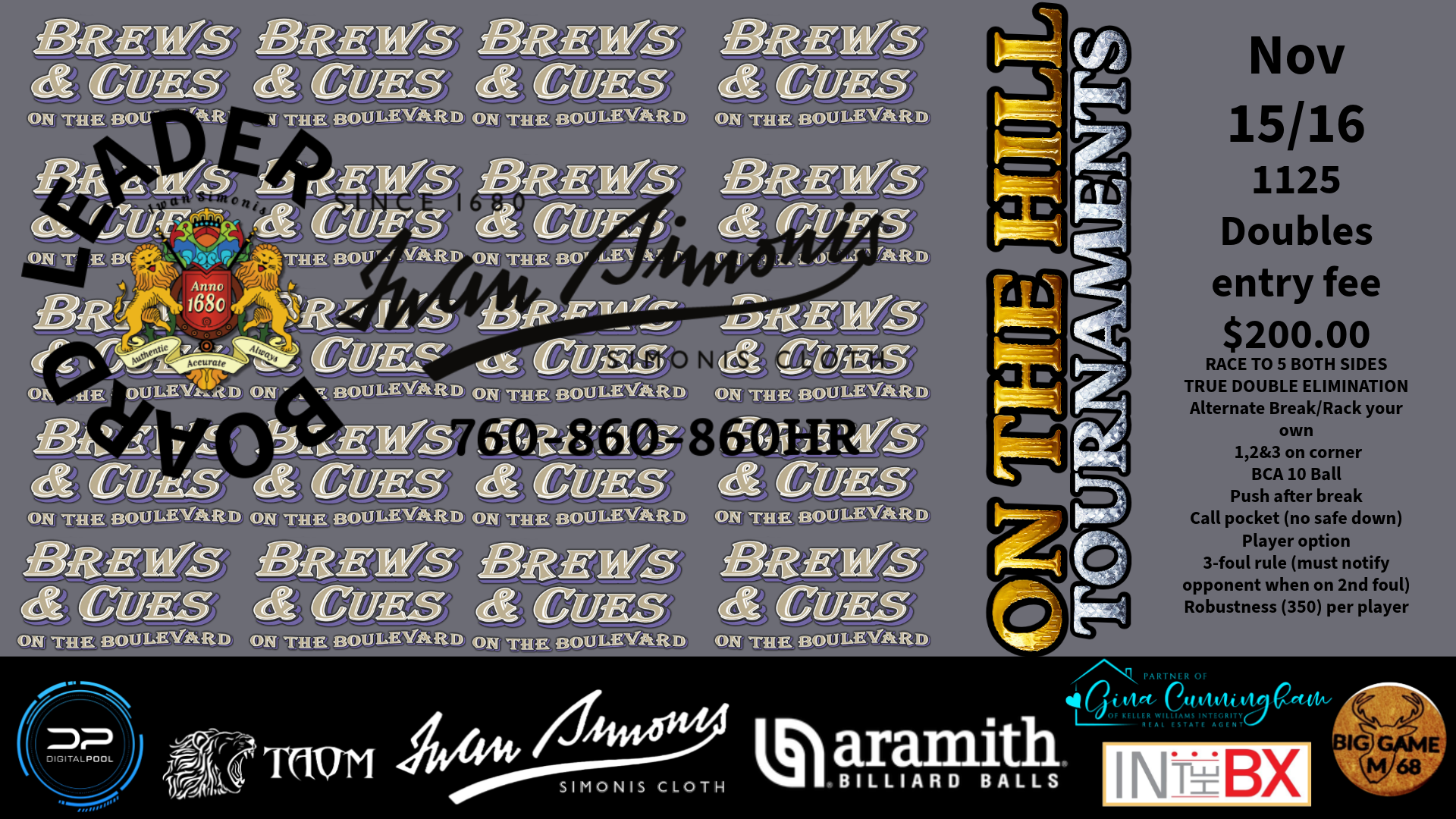 1125/Under 10-Ball Doubles