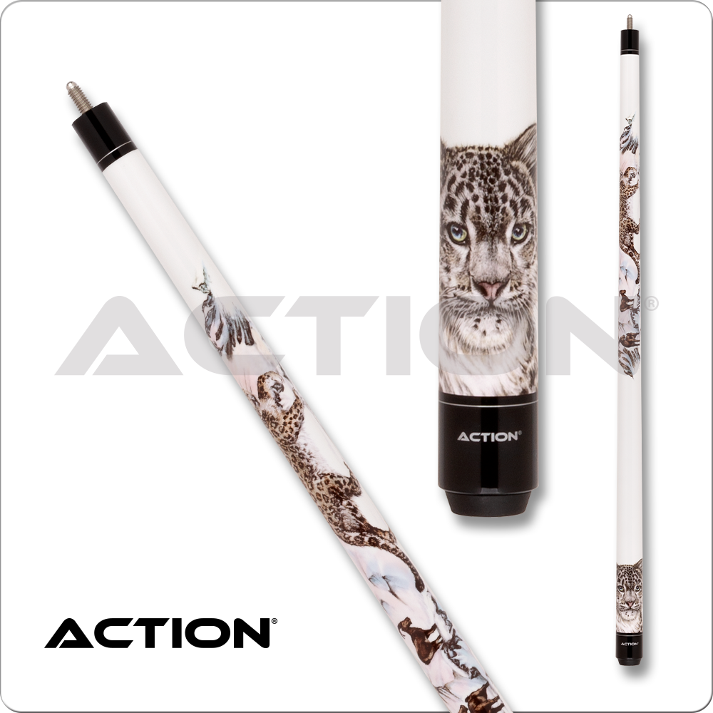 Action Adventure ADV124 Snow Leopard Pool Cue