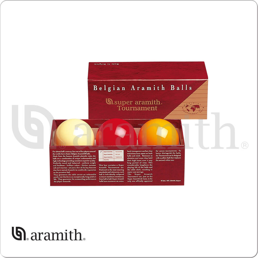 Super Aramith BBACTRN Tournament Carom Ball Set