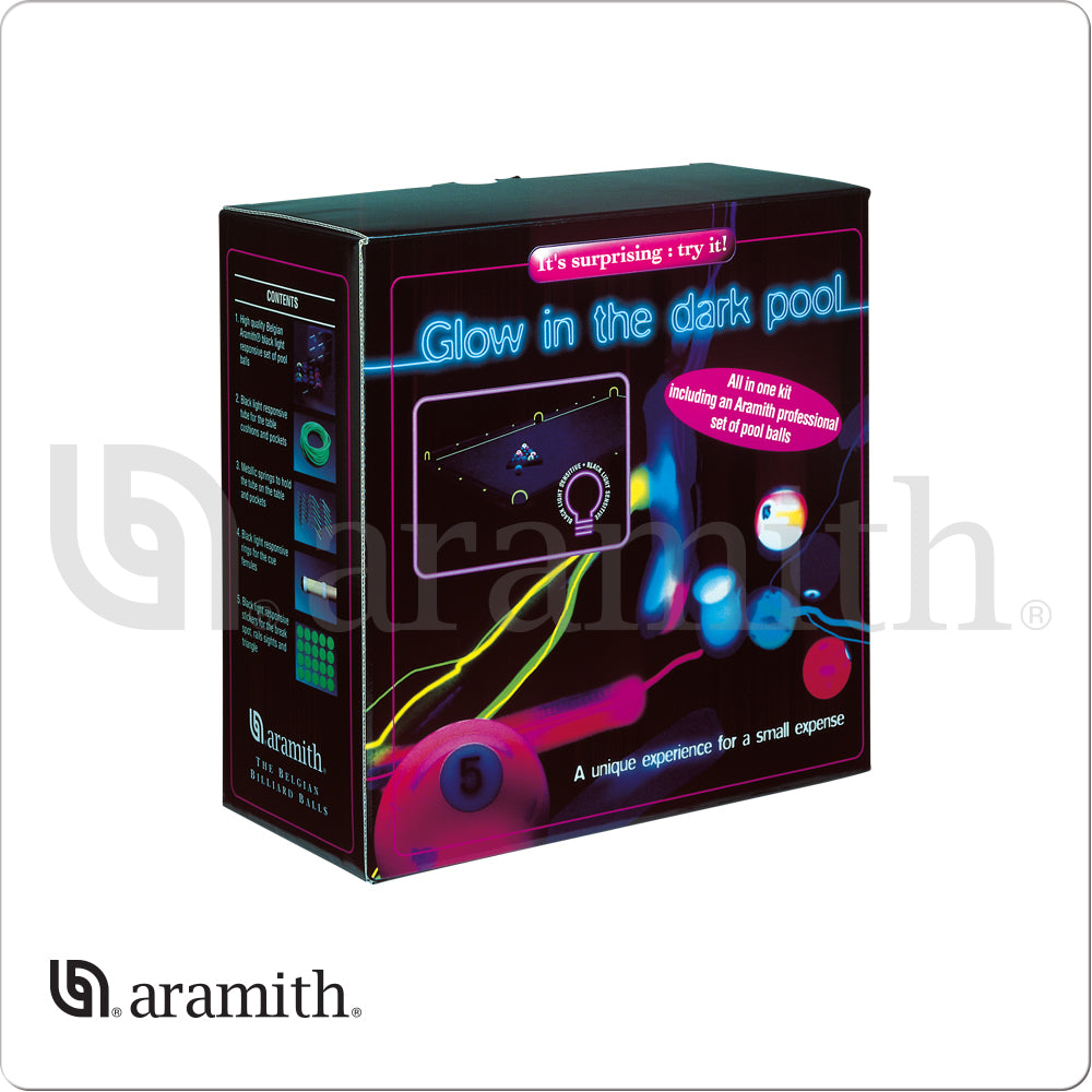 Aramith BBNEO Glow in the Dark Ball Set & Table Conversion Kit 