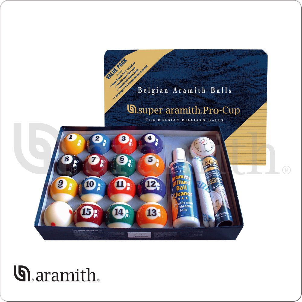 Super Aramith BBSAPVPK PRO-CUP Value Pack Pool Ball Set