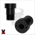 Bull Carbon BCFA Carbon Fiber Shaft Adapter - Threaded Bull Carbon insert for a Pechauer Speed Joint, Flat-faced