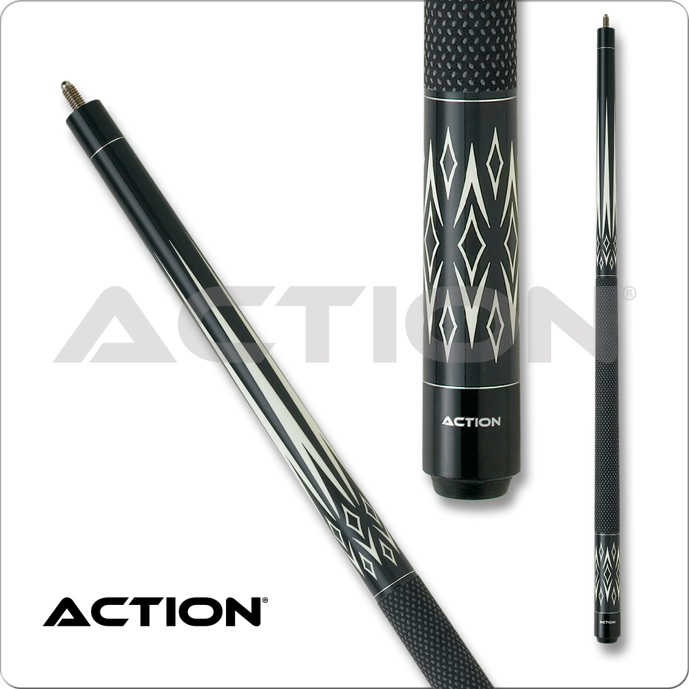 Action BW15 Black and White Series Pool Cue