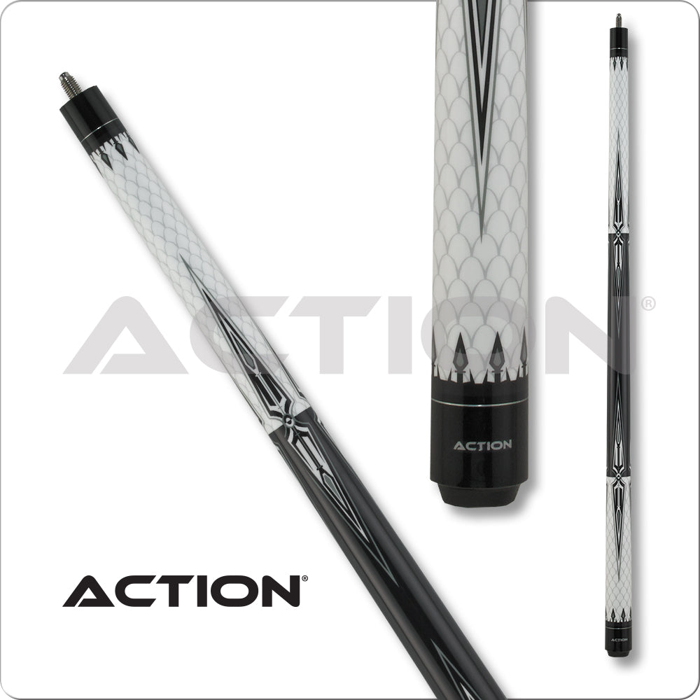 Action BW17 Black and White Series Pool Cue