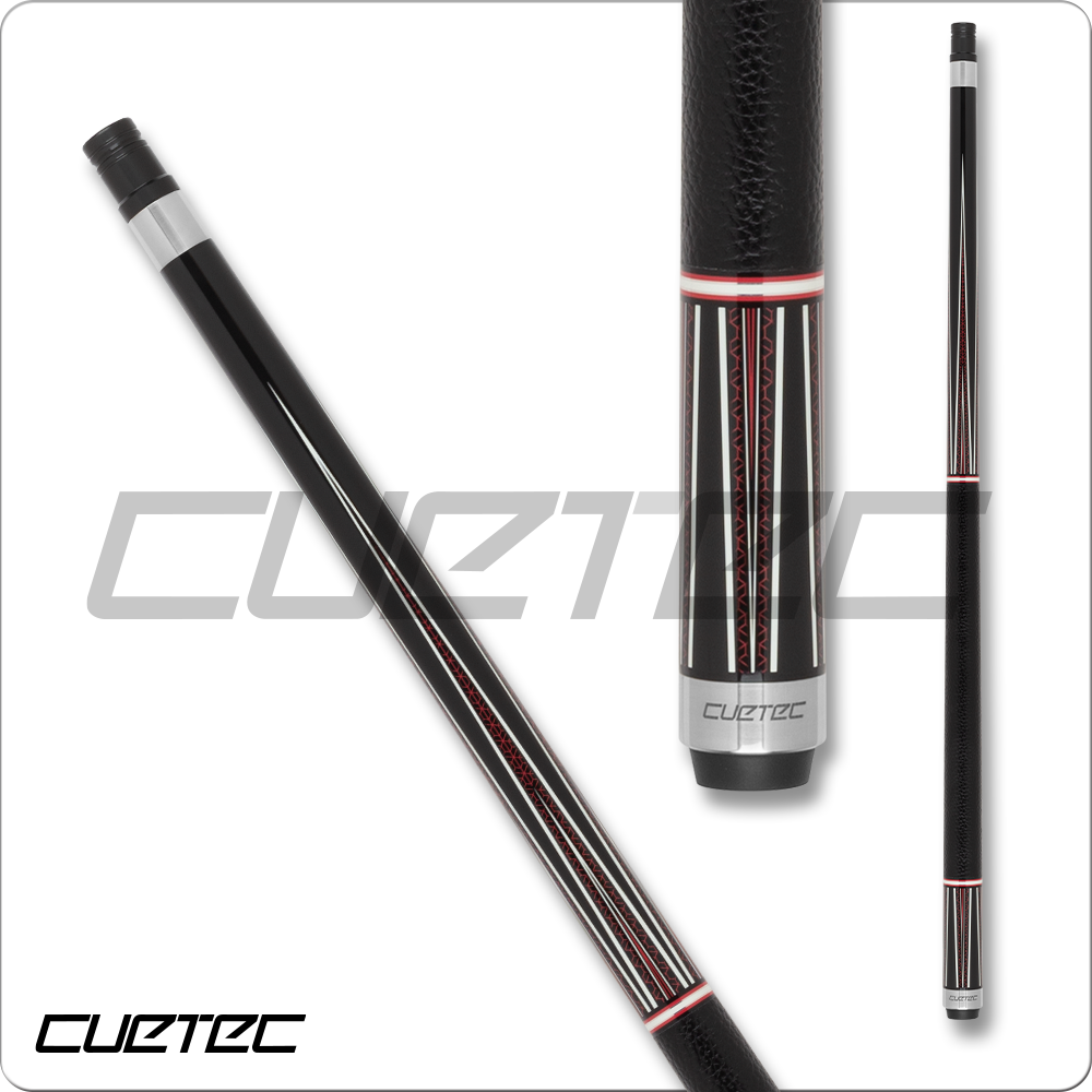 Cuetec CT381 Avid Opt-X Series Red Pool Cue 
