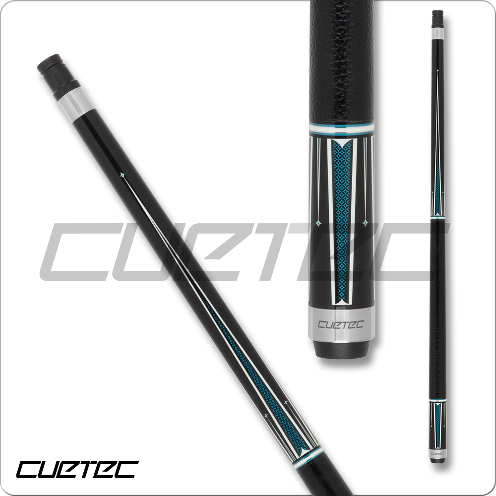 Cuetec CT383 Avid Opt-X Series Teal Pool Cue