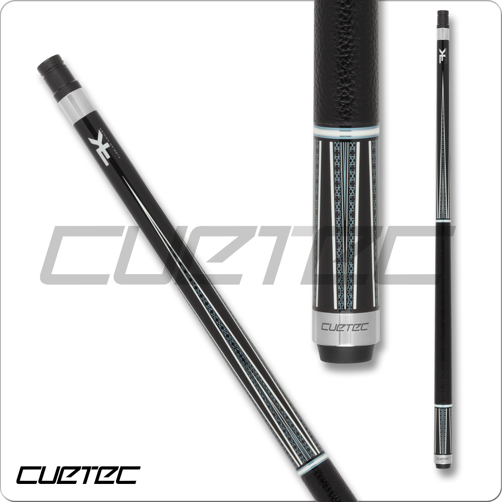 Cuetec CT385 Avid Opt-X Series Blue Pool Cue