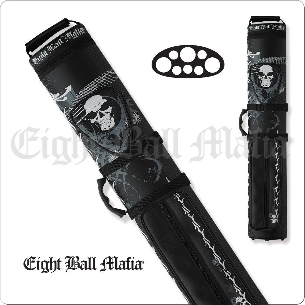 Eight Ball Mafia EBMC35A 3x5 Pool Cue Hard Case