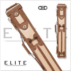 Elite ECV24 Vintage 2x4 Pool Cue Hard Case - Chestnut