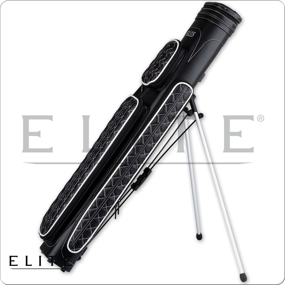 Elite ECV35S 3x5 Pool Cue Hard Case Embroidered w/ Stand