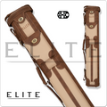 Elite ECV37 Vintage 3x7 Pool Cue Hard Case - Chestnut
