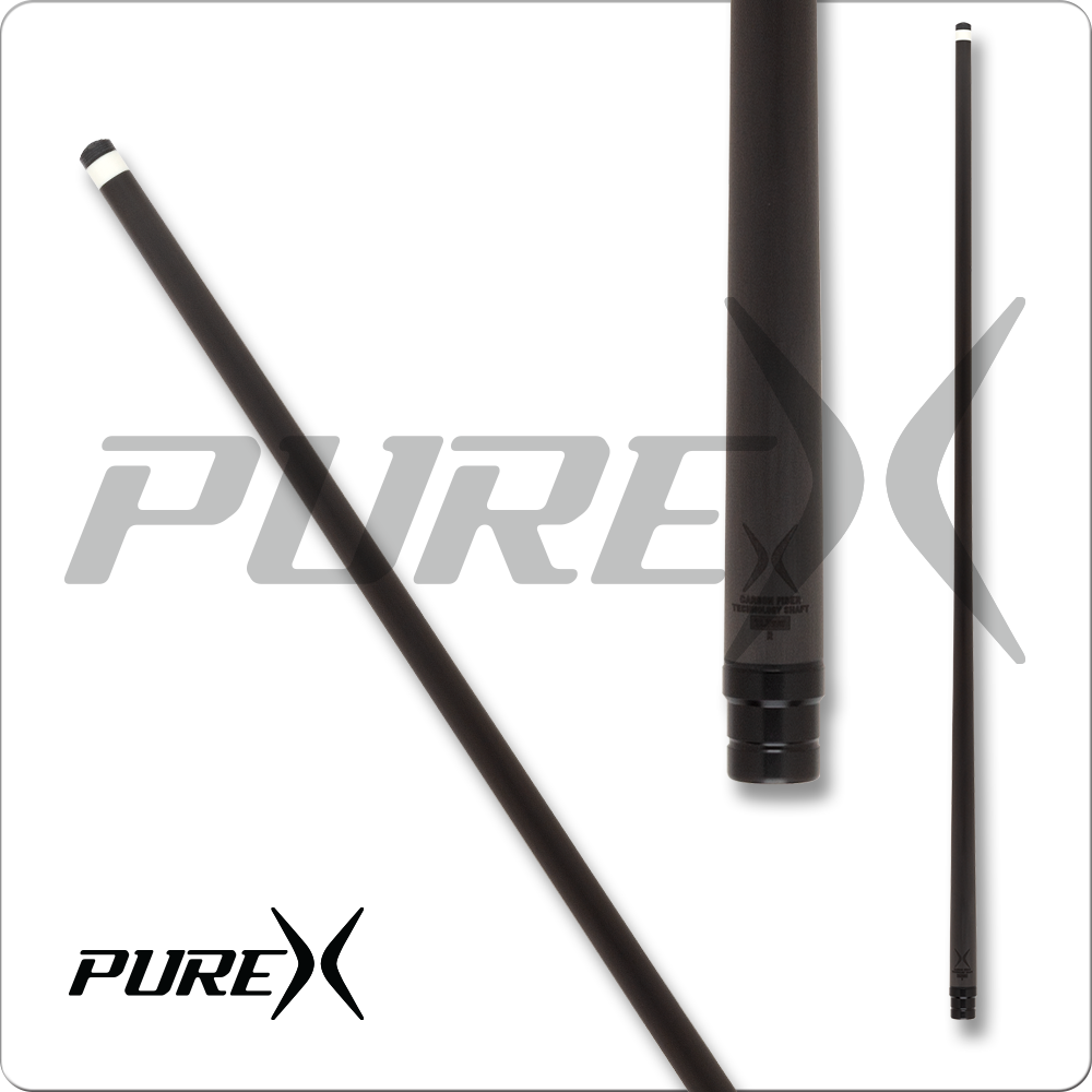 Pure X HXTCF2 Carbon Fiber Pool Cue Shaft - 12.5mm - Radial