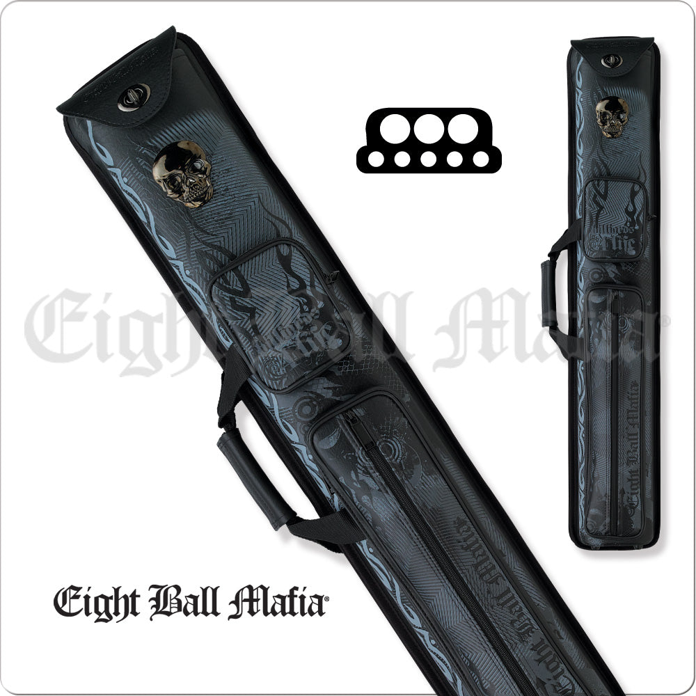 Eight Ball Mafia EBMCNA 3x5 Pool Cue Hard Case