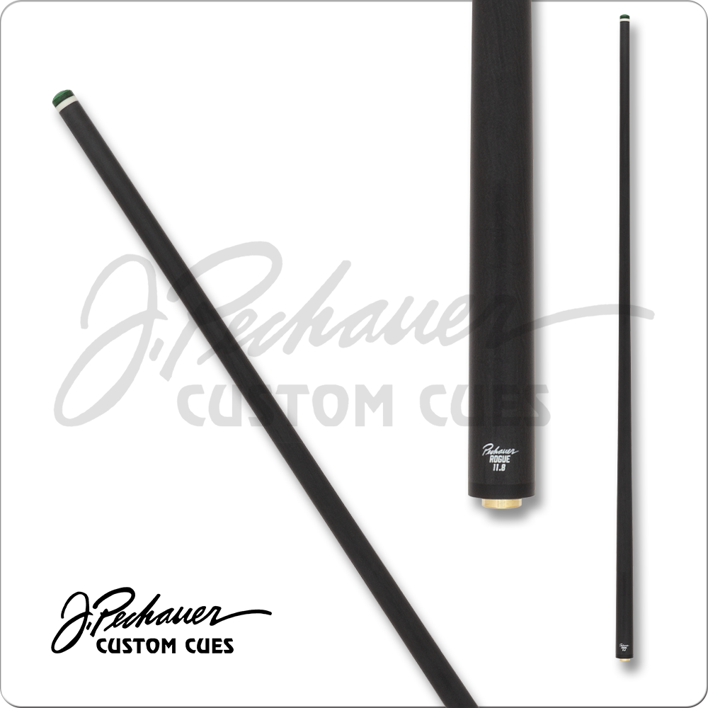 Pechauer JPCF8 Rogue Carbon Fiber Shaft - Pechauer Speed Joint Pro Series Cue with Black Collar 