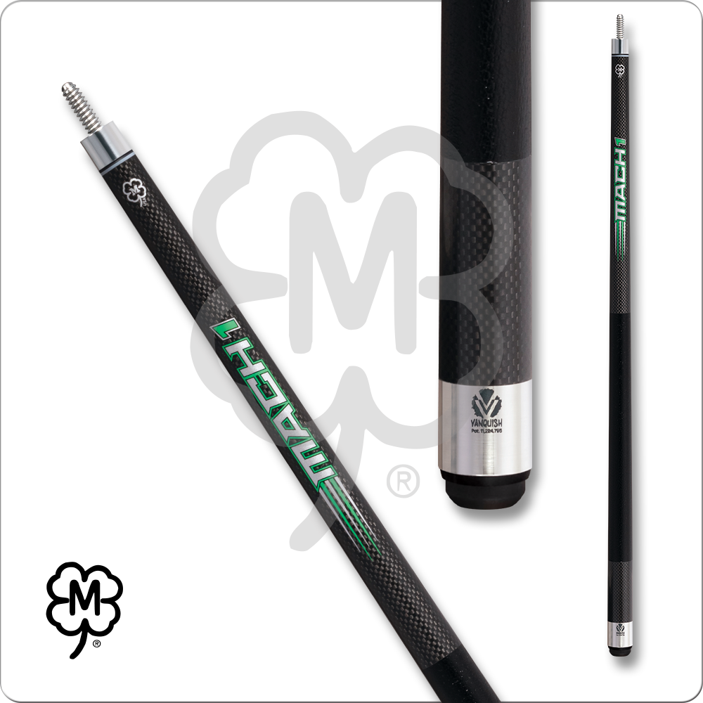 McDermott MCDM1 Mach 1 Carbon Fiber Break Cue - Leather Wrap