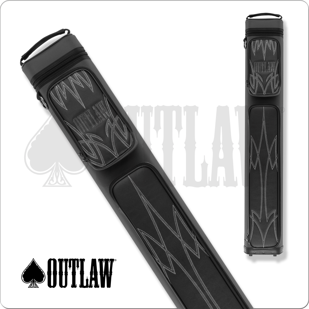 Outlaw OLB35K Embroidered 3x5 Pool Cue Hard Case