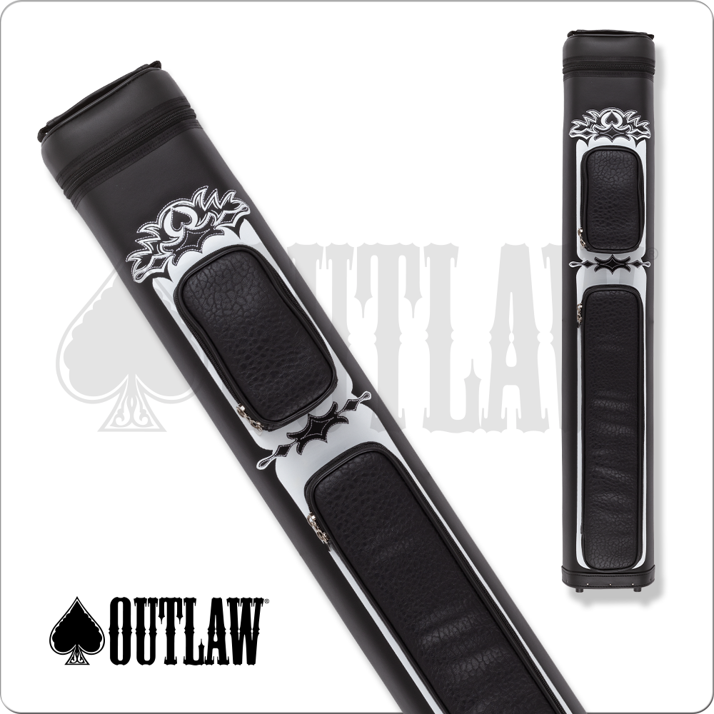 Outlaw OLB35N Embroidered Backpack Straps 3x5 Pool Cue Hard Case