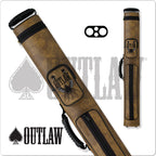 Outlaw OLH22 2x2 Pool Cue Hard Case - Horseshoe