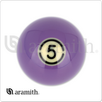 Aramith Black RBABK Replacement Ball - #5