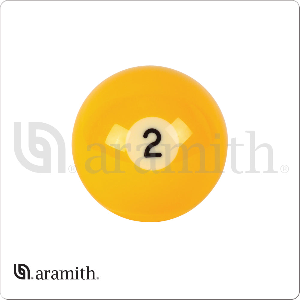 Aramith RBANS2.125 Premier 2 1/8 Numbered Snooker Replacement Ball - #2