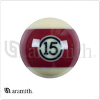 Aramith Tournament RBAT Replacement Ball - #15