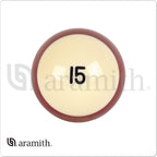  Aramith RBCB Crown Standard Replacement Ball - #15