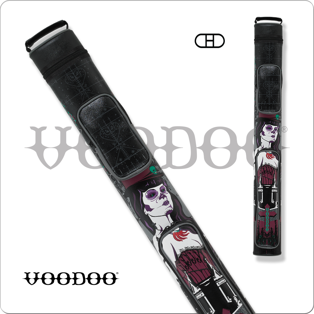 Voodoo VODC22E 2x2 Pool Cue Hard Case