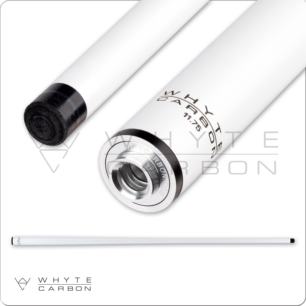 Whyte Carbon WCFP Carbon Fiber Pool Cue Shaft - Pearl White - 11.75mm