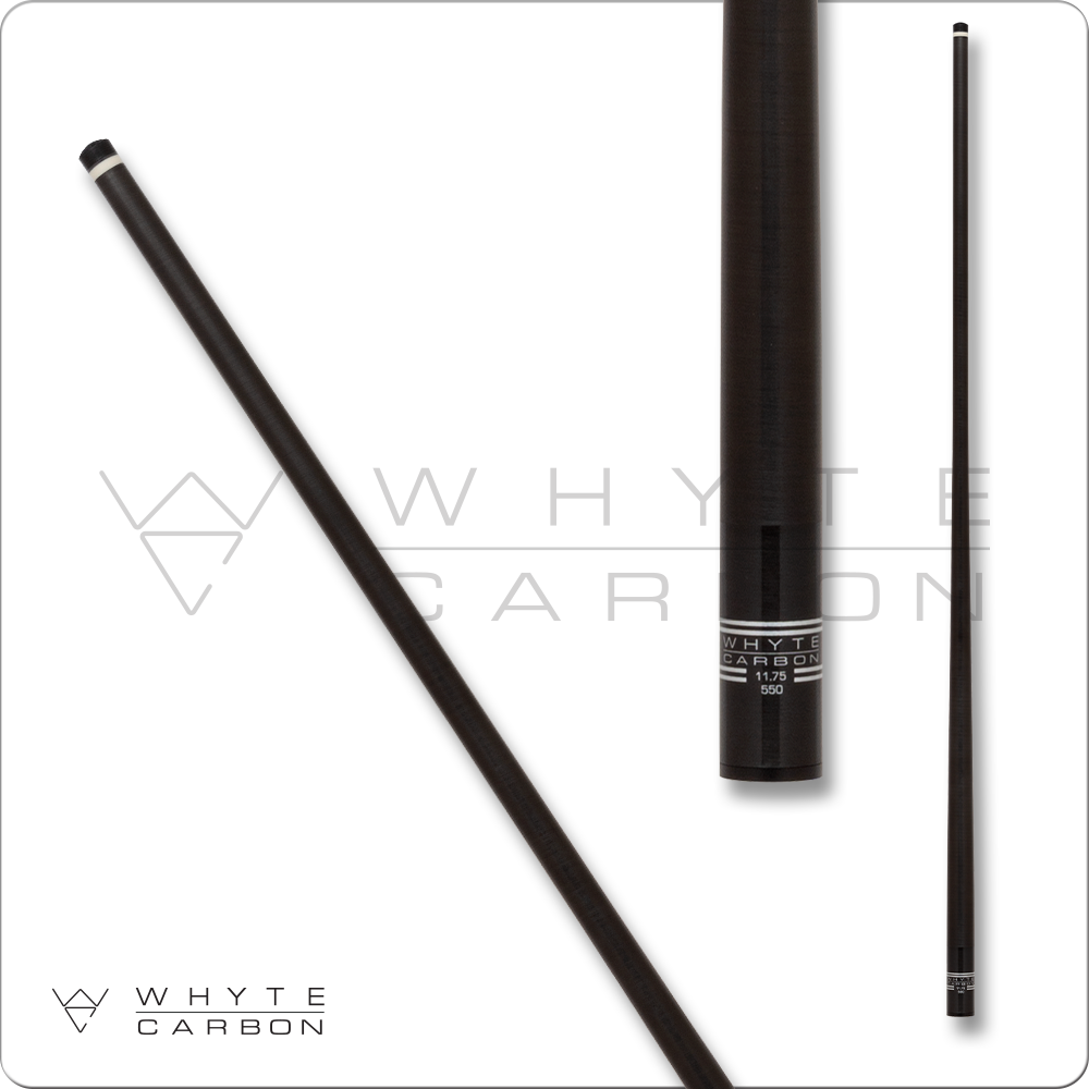 Whyte Carbon WCFR Carbon Fiber Pool Cue Shaft - Raw Carbon - 11.75mm